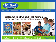 Tablet Screenshot of mrfood.co